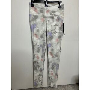 Mono B Women's Medium Floral Print High Waist‎ Athleisure Yoga Leggings